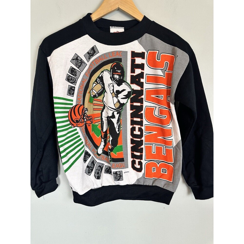 Vintage Saturday’s Hero Kids 1993 Cincinnati Bengals Sweatshirt NWT Size M 10/12